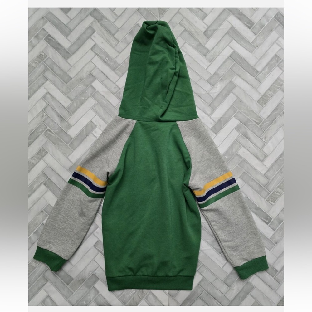 Paw Patrol Long Sleeve Hoodie Size 4T Green & Gray